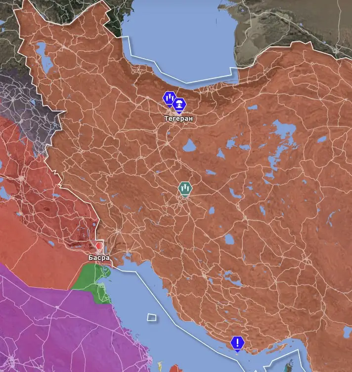 Обстановка в Иране на утро 8 марта