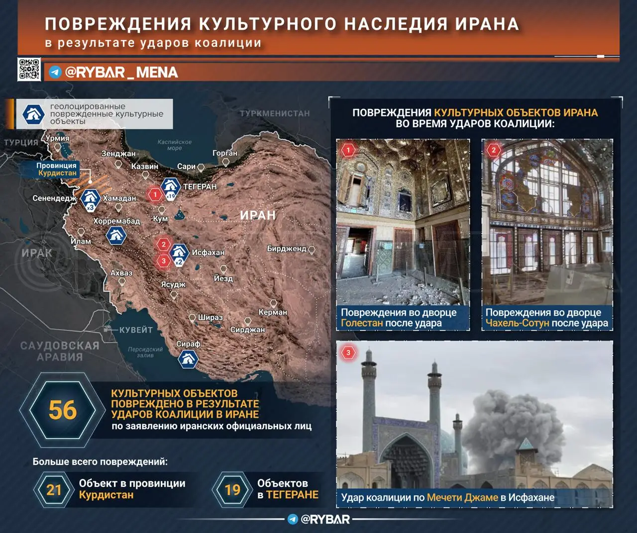 Урон культурному наследию Ирана