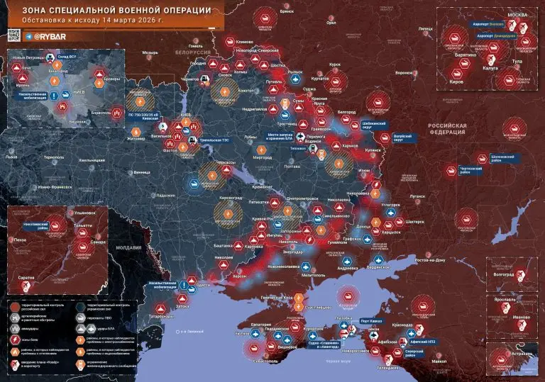 Хроника специальной военной операции за 14 марта 2026 года