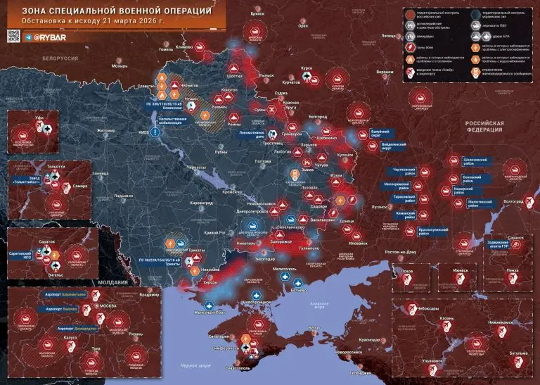 Хроника специальной военной операции за 21 марта 2026 года