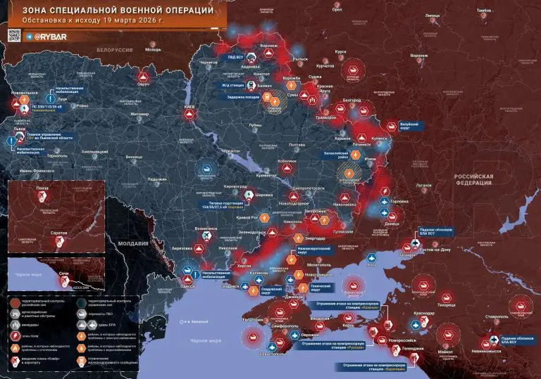 Хроника специальной военной операции за 19 марта 2026 года