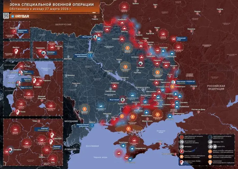 Хроника специальной военной операции за 27 марта 2026 года