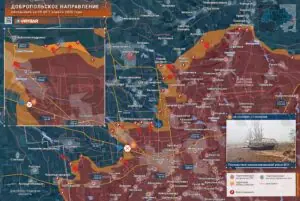 Горящая колонна под Покровском