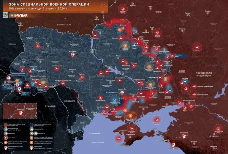 Хроника специальной военной операции за 1 апреля 2026 года