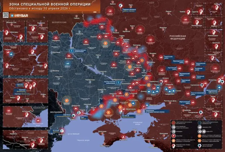 Хроника специальной военной операции за 10 апреля 2026 года