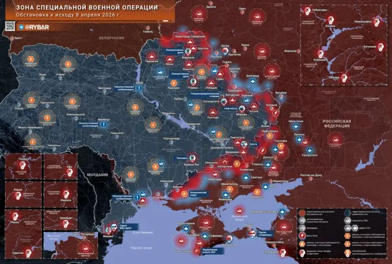 Хроника специальной военной операции за 8 апреля 2026 года