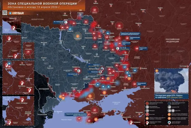 Хроника специальной военной операции за 13 апреля 2026 года