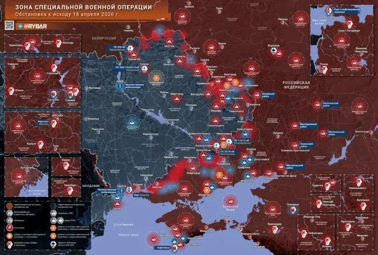 Хроника специальной военной операции за 18 апреля 2026 года