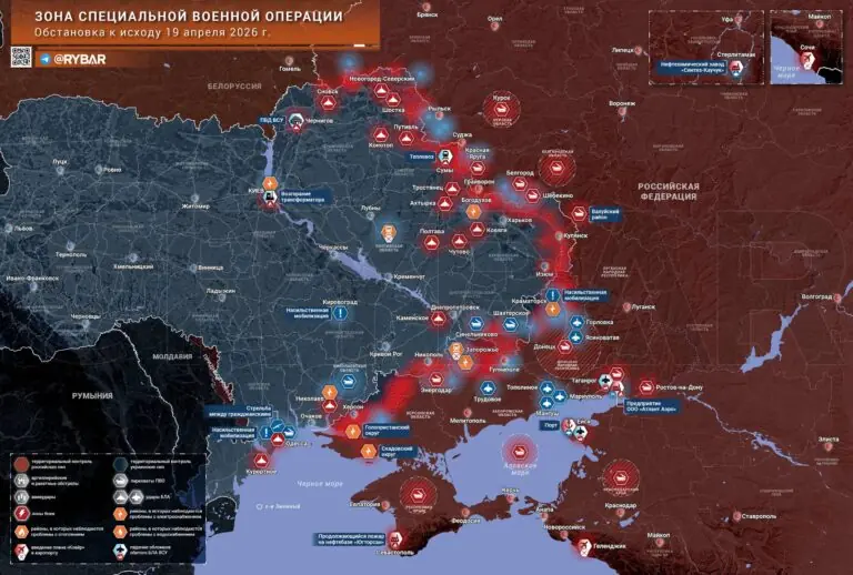 Хроника специальной военной операции за 19 апреля 2026 года