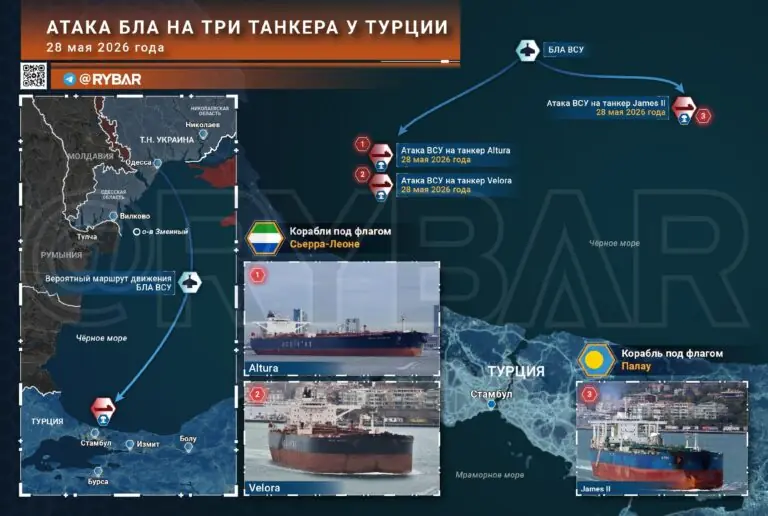 Тройной удар. О налете дронов на танкеры у Турции