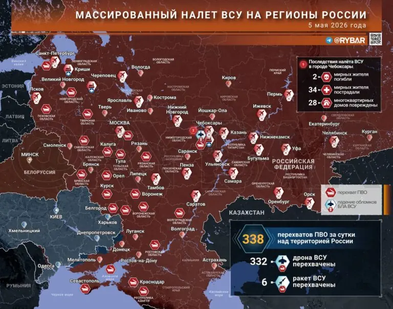 Чувашия под ударом: один из самых массовых налетов ВСУ