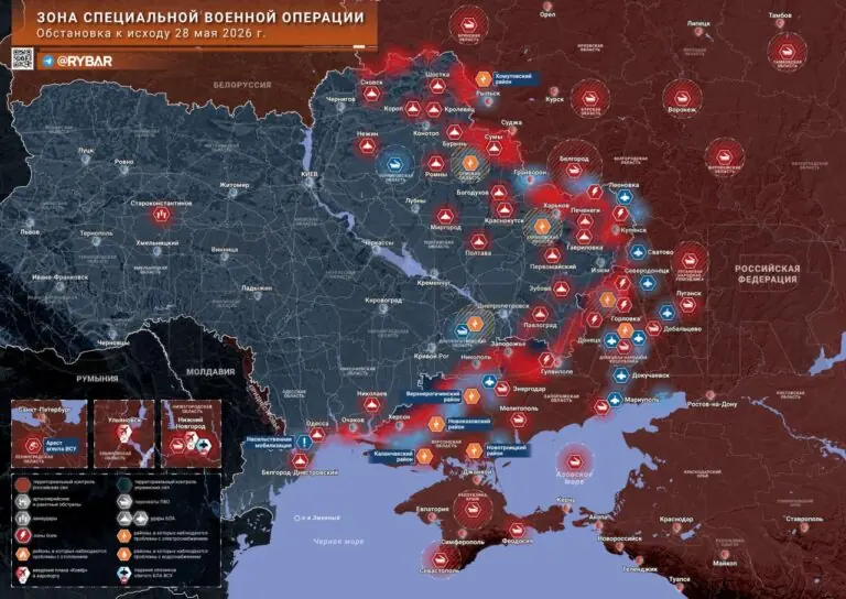 Хроника специальной военной операции за 28 мая 2026 года