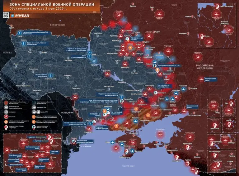 Хроника специальной военной операции за 2 мая 2026 года