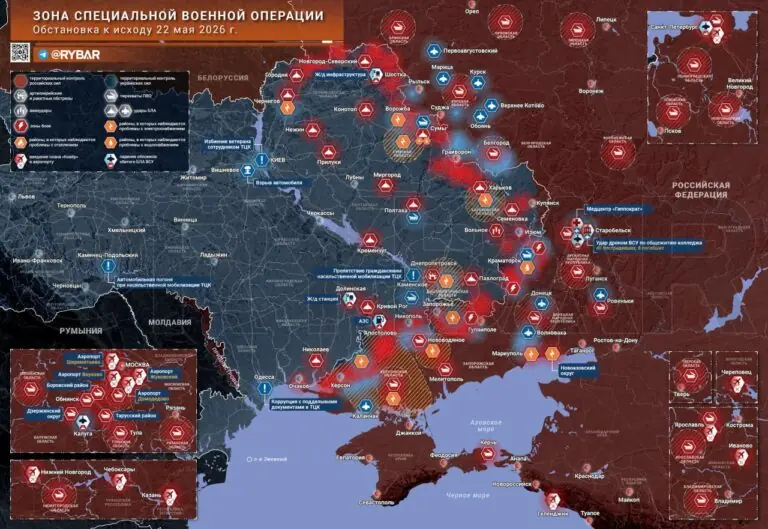 Хроника специальной военной операции за 22 мая 2026 года