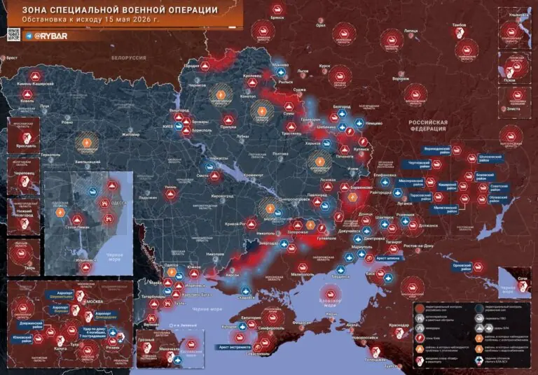 Хроника специальной военной операции за 15 мая 2026 года
