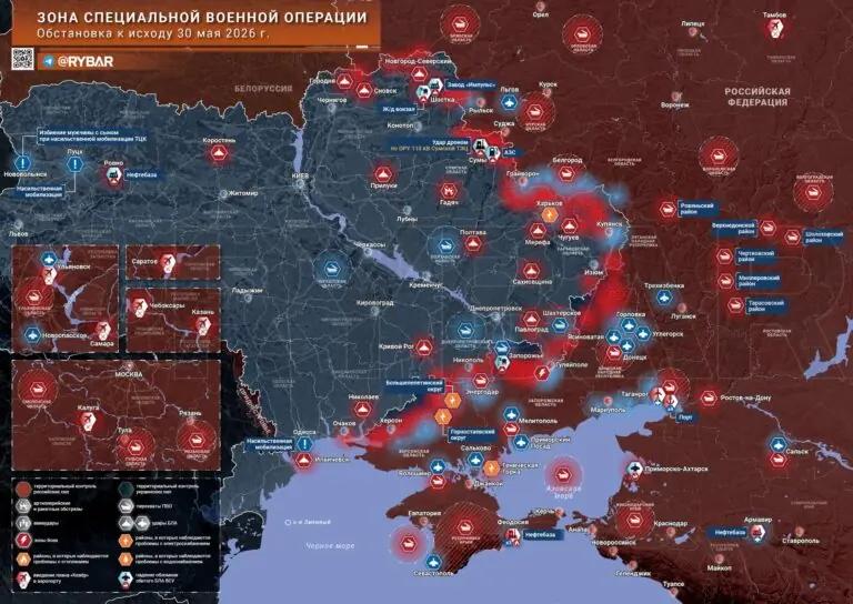 Хроника специальной военной операции за 30 мая 2026 года