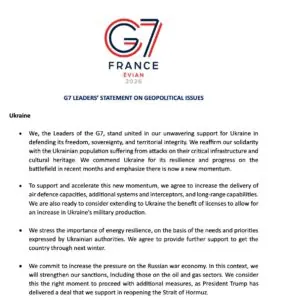 G7 против картелей. Или как захотеть победить наркотрафик одной декларацией 
