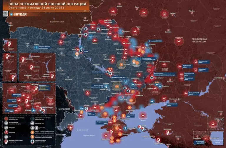Хроника специальной военной операцииp за 26 июня 2026 года