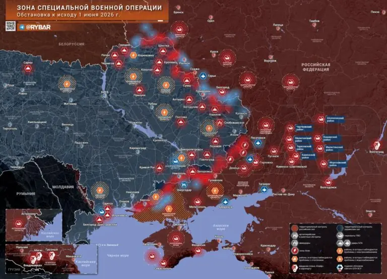 Хроника специальной военной операции за 1 июня 2026 года