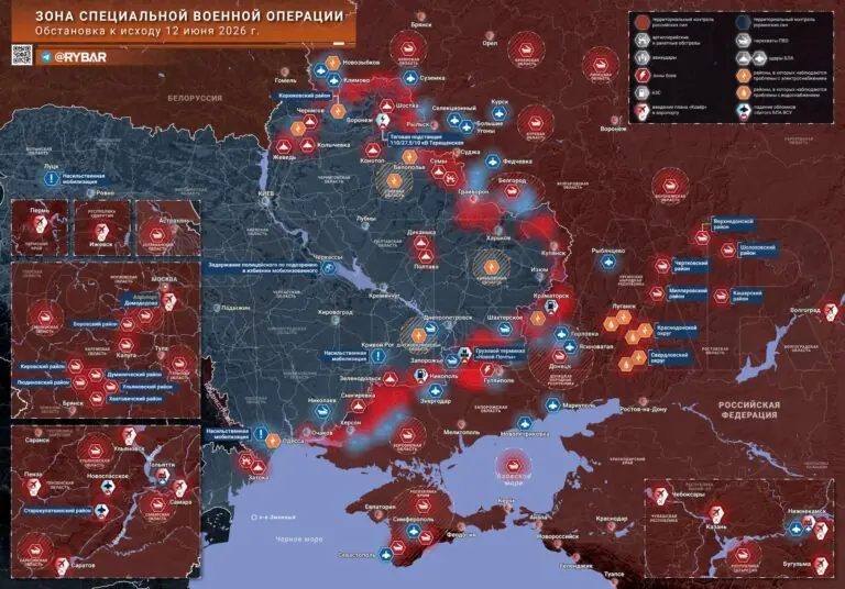 Хроника специальной военной операции за 12 июня 2026 года