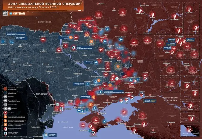 Хроника специальной военной операции за 5 июня 2026 года