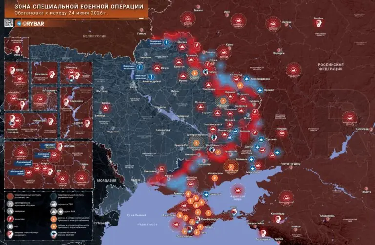 Хроника специальной военной операции за 24 июня 2026 года