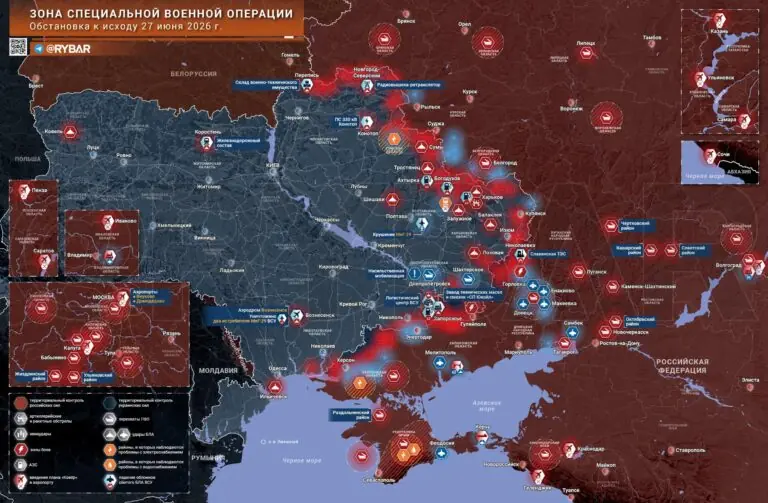Хроника специальной военной операции за 27 июня 2026 года