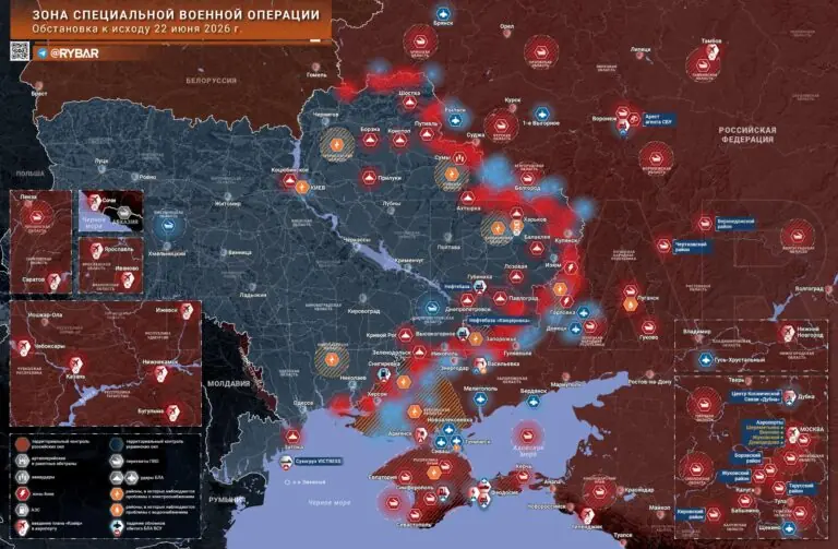 Хроника специальной военной операции за 22 июня 2026 года 