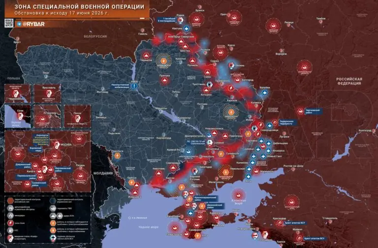 Хроника специальной военной операции за 17 июня 2026 года 