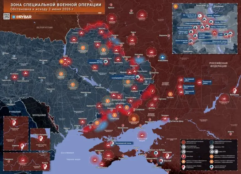 Хроника специальной военной операции за 2 июня 2026 года