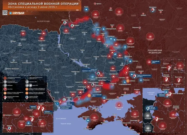Хроника специальной военной операции за 3 июня 2026 года