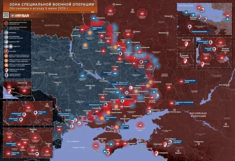 Хроника специальной военной операции за 6 июня 2026 года
