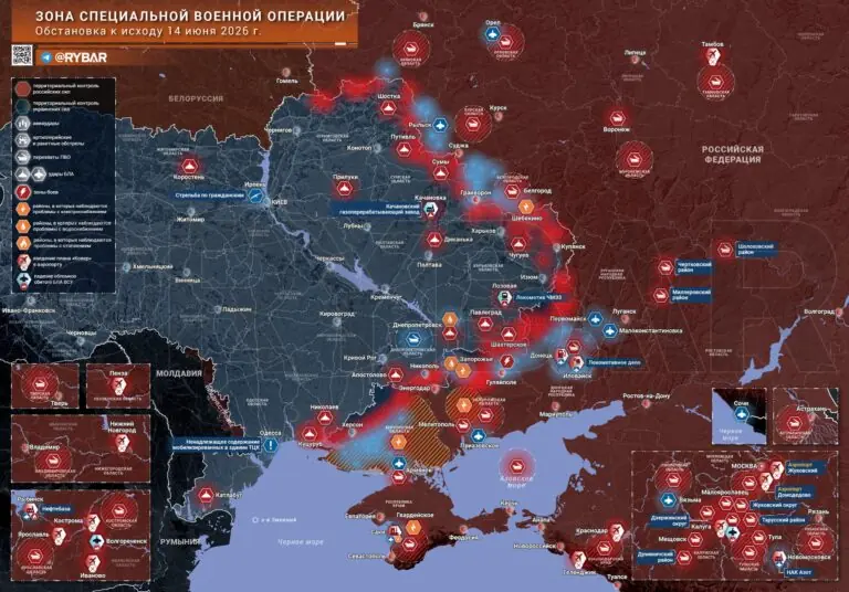 Хроника специальной военной операции за 14 июня 2026 года