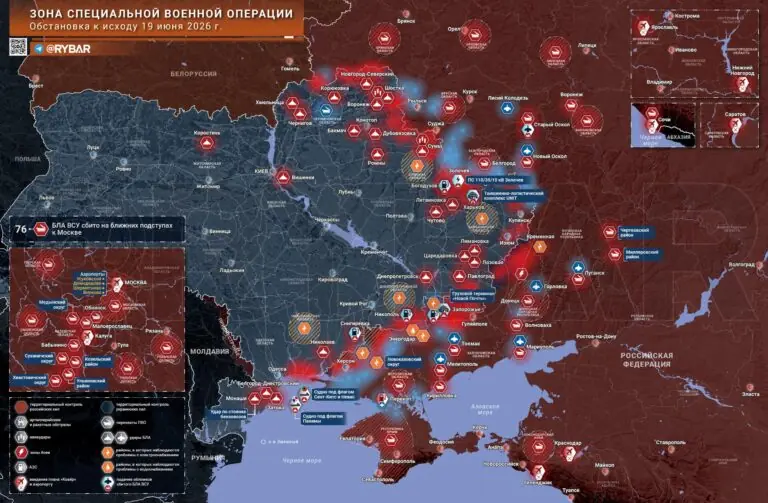 Хроника специальной военной операции за 19 июня 2026 года