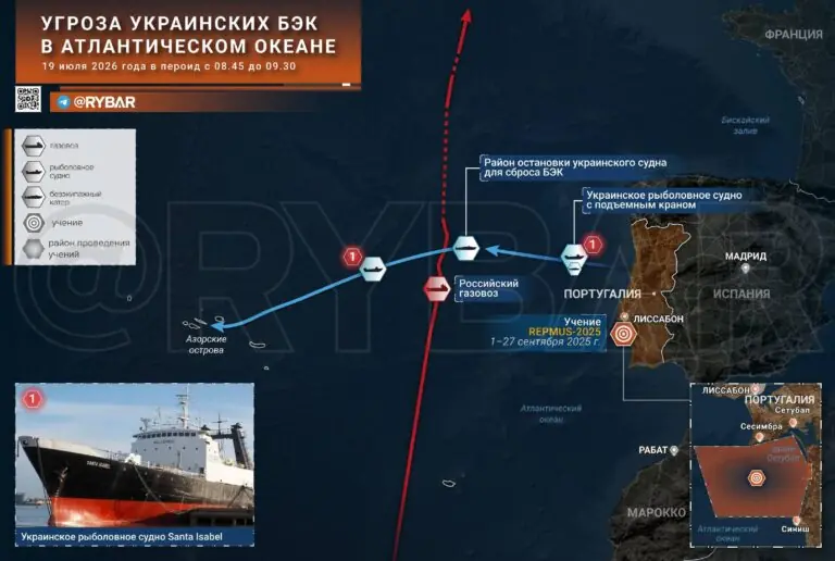БЭКи с рыболовного судна? Новая угроза для танкеров в Атлантике