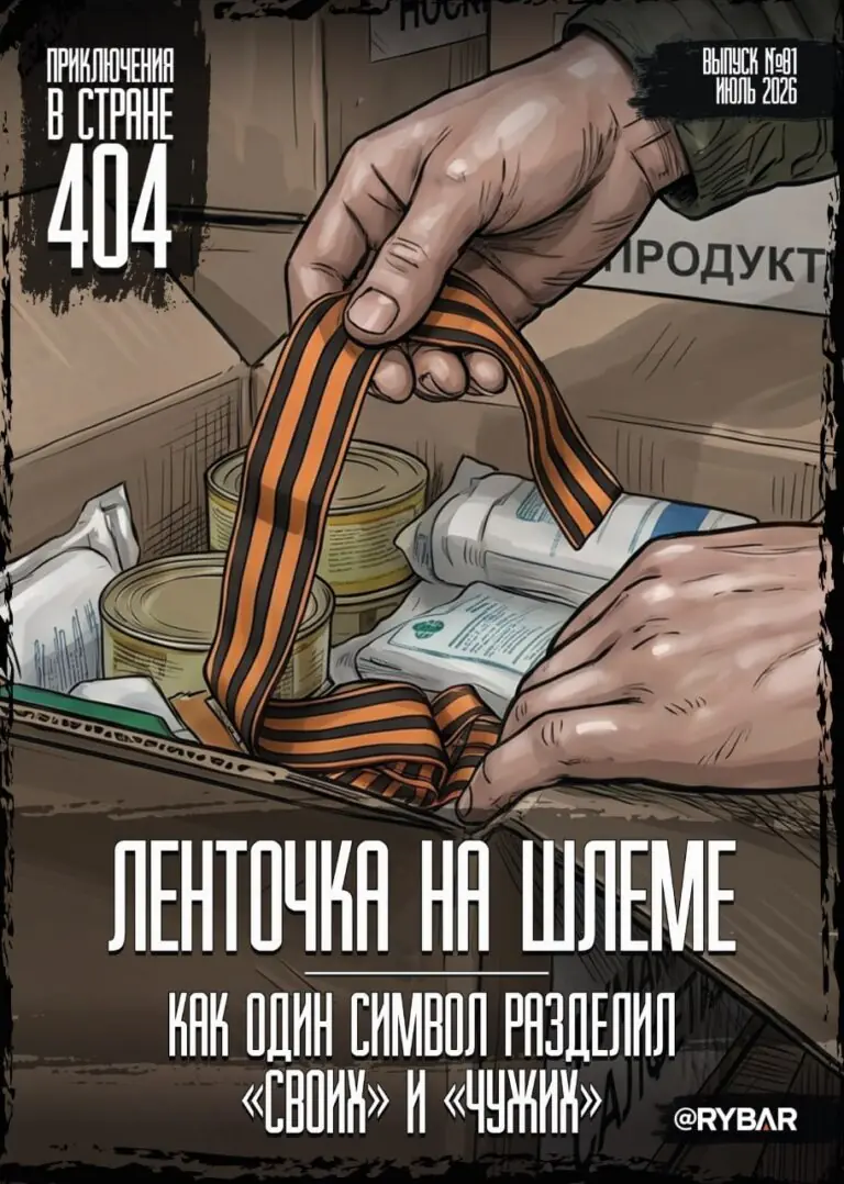 #Комикс от Рыбаря №81: Ленточка на шлеме. Как один символ разделил «своих» и «чужих»