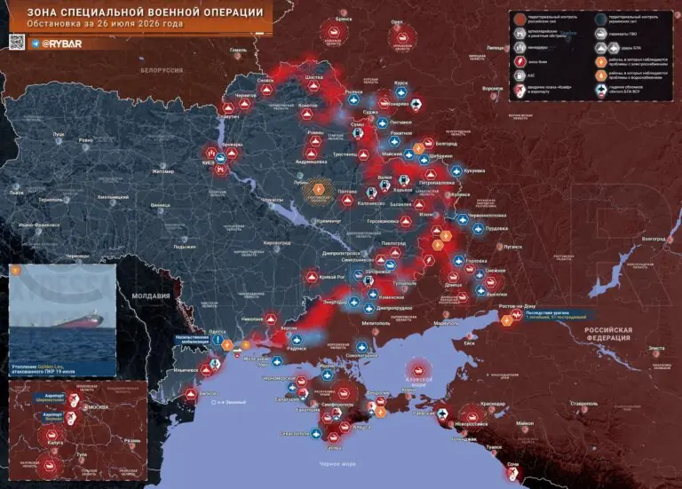 Хроника специальной военной операции за 26 июля 2026 года