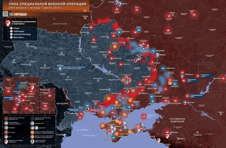 Хроника специальной военной операции за 7 июля 2026 года