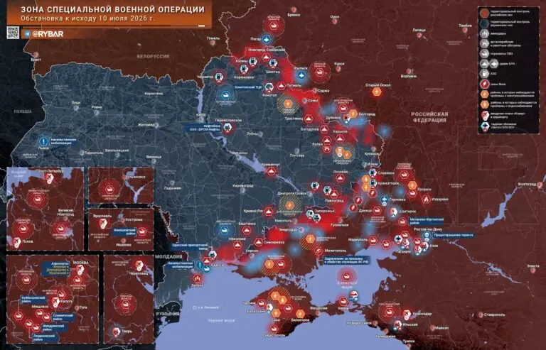 Хроника специальной военной операции за 10 июля 2026 года