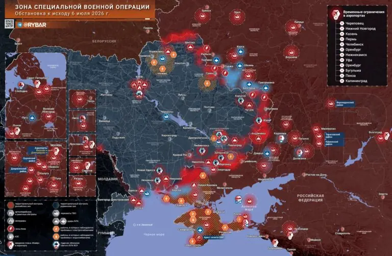 Хроника специальной военной операции за 6 июля 2026 года