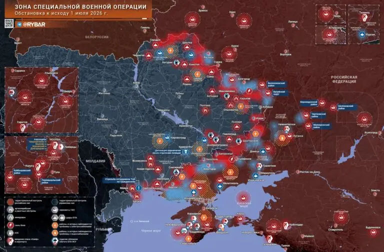 Хроника специальной военной операции за 1 июля 2026 года