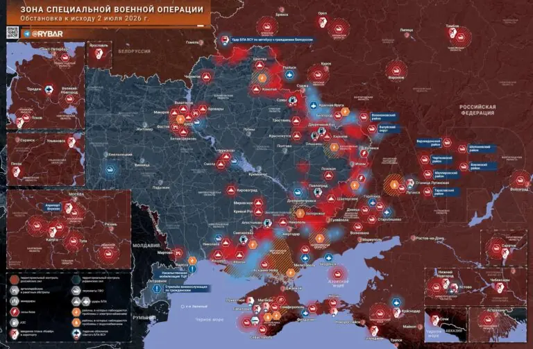 Хроника специальной военной операции за 2 июля 2026 года