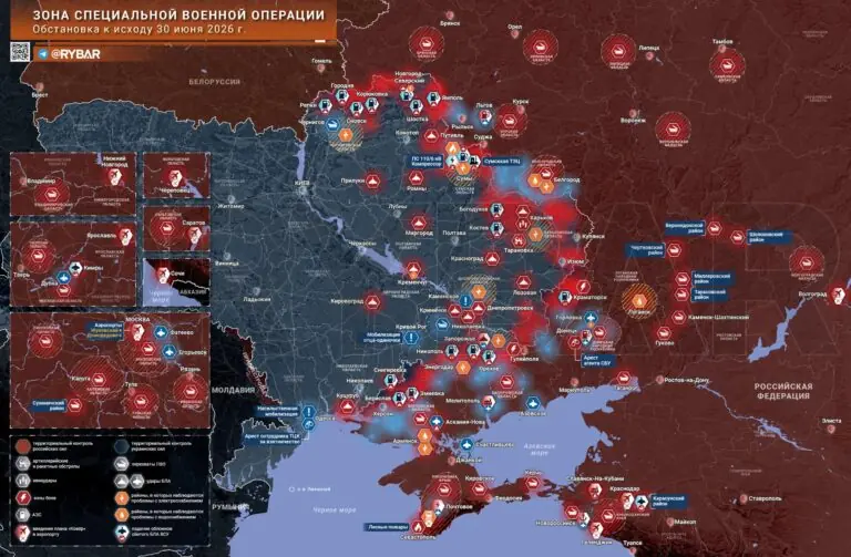 Хроника специальной военной операции за 30 июня 2026 года
