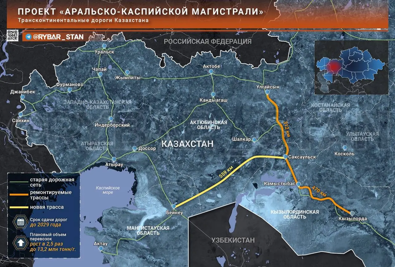 Дорога к морю через пустыню напрямик