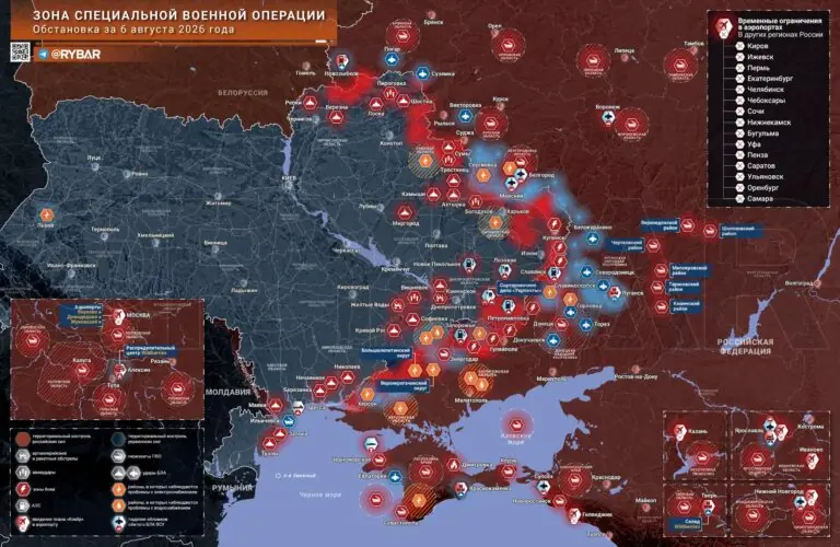 Хроника специальной военной операции за 6 августа 2026 года
