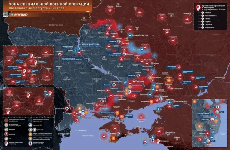 Хроника специальной военной операции за 9 августа 2026 года
