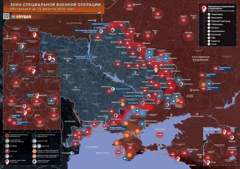 Хроника специальной военной операции за 15 августа 2026 года