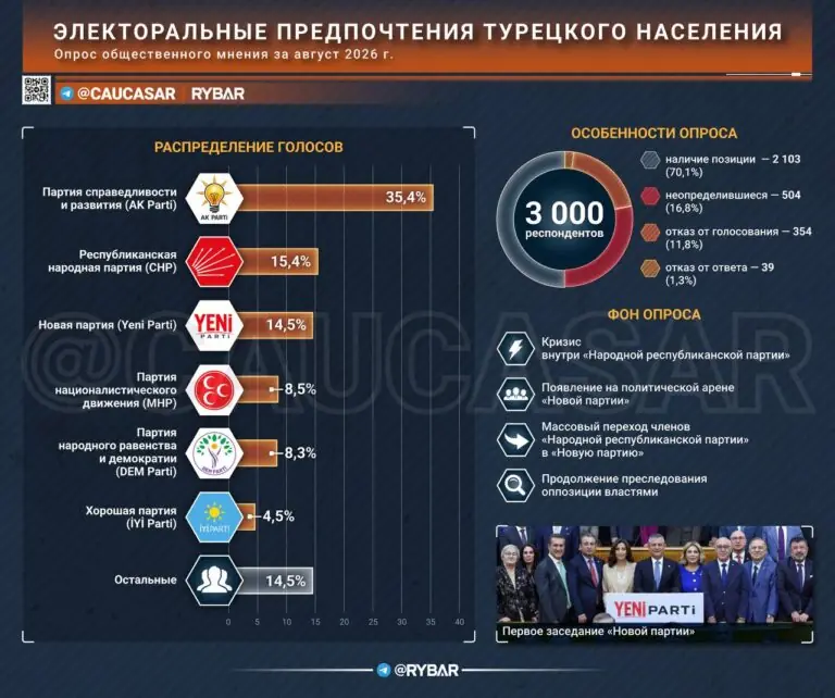 Кого выбирают турки? Об электоральных предпочтениях в Турции
