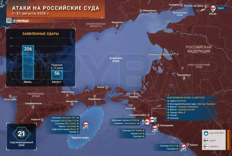 Сбили спесь. ВС РФ сокращают возможности Украины бить по судам и танкерам