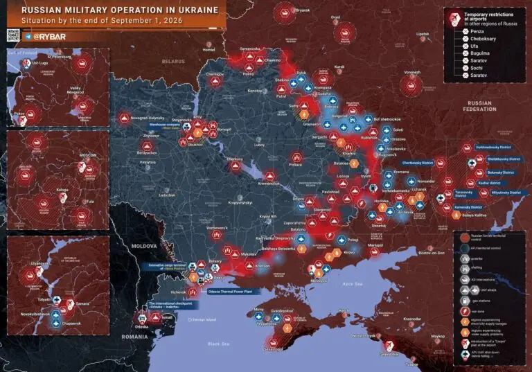 Хроника специальной военной операции за 1 сентября2026 года